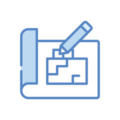 Blueprint  vector icon