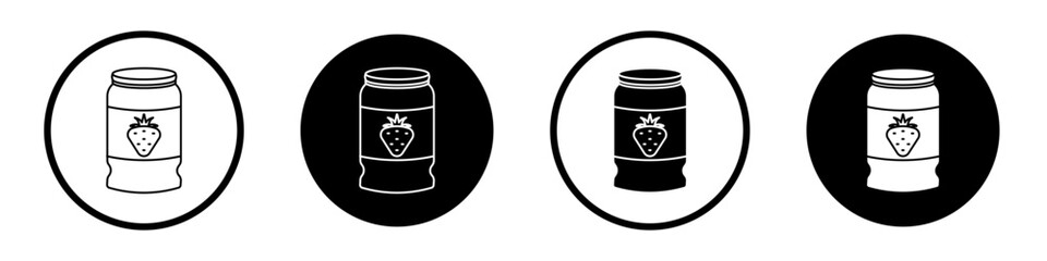 Jam vector icon symbol. illustration sign collection.