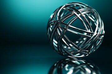 Abstract Metal Sphere Design