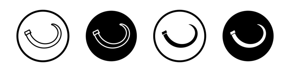 Tusk icon editable vector set