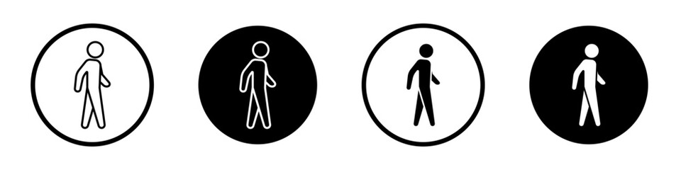 Walker Icon set. vectors for apps and website designs