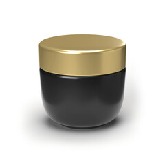 blank cosmetic jar