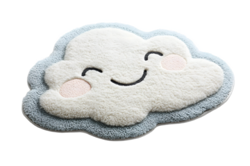 Cloud-Shaped Kids' Rug