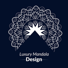 Elegant Luxury Mandala Design Luxury White Mandala Design Premium Mandala Vector Luxury Circular Mandala Design Floral Mandala Design 