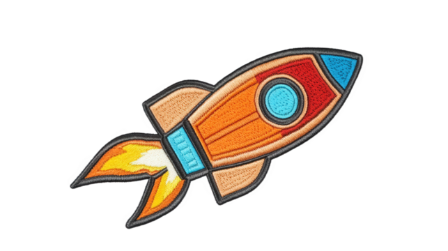 rocket in space