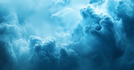 fluffy white clouds with a bright sun shining above creating an aerial view with a serene and heavenly atmosphere