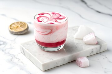 Strawberries and cream smoothie 