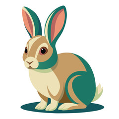 Rabbit character vector cute animal-9