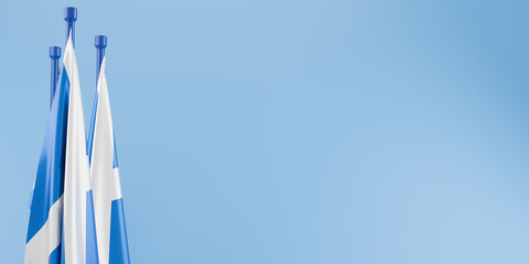 Scottish independence referendum. 3d render.