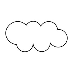cloud outline illustration