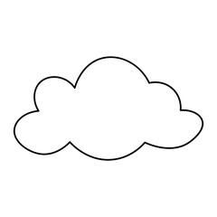 cloud outline illustration