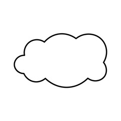 cloud outline illustration