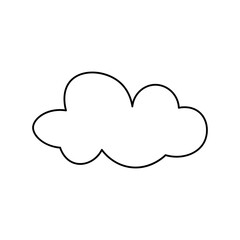 cloud outline illustration