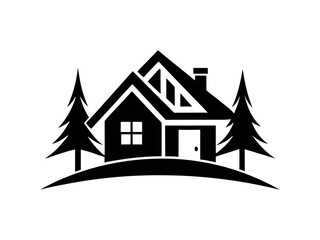house silhouette vector