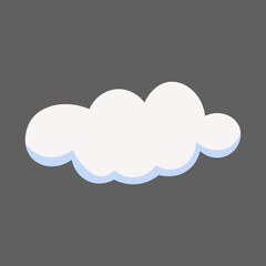 Illustration of cloud ellements
