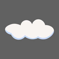 Illustration of cloud ellements