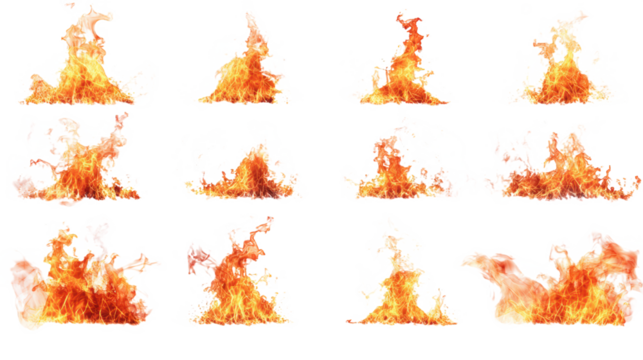 Diverse Flame Patterns