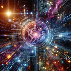 Obraz premium Advancing AI and IoT Integration: Revolutionizing Smart Technologies for Future Innovation 