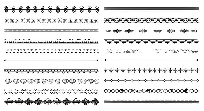 Elegant Graphic Design Elements:A collection of versatile graphic design elements. They range from delicate lines and patterns to intricate borders.