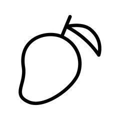 mango icon vector design template in white background