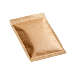 brown paper bag isolated