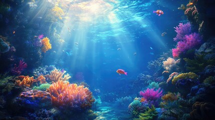 Underwater Paradise: Vibrant Coral Reef