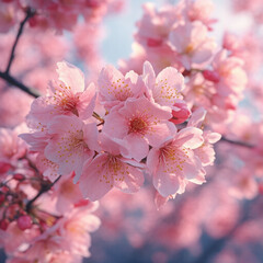 Fototapeta premium Beautiful cherry blossom