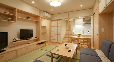 Japanese small apartment 