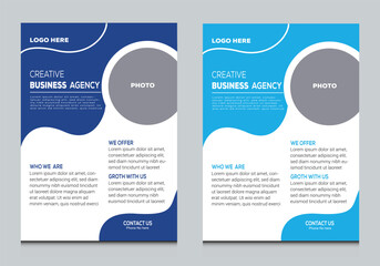 Corporate Flyer Vector Design Business Flyer Design template Set .