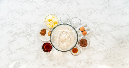 Chocolate Ginger Sugar Cookie Dough for Baking