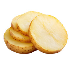 sliced potatoes