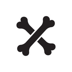 Dog Bone, Crossed Bones Icon bone icon illustration