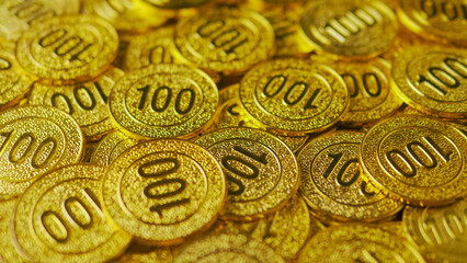 Gold brings luxury and wealth, investing in gold and collecting gold for financial freedom.