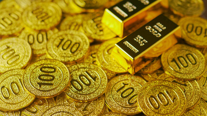 Gold brings luxury and wealth, investing in gold and collecting gold for financial freedom.