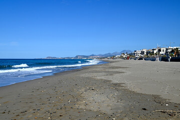 Cretan City and Beach Sites in Rethymno, Greece