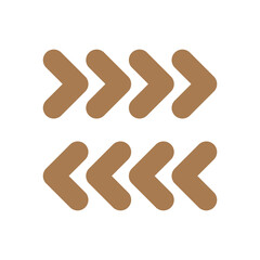 right left arrows sign