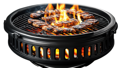 hot barbecue grill