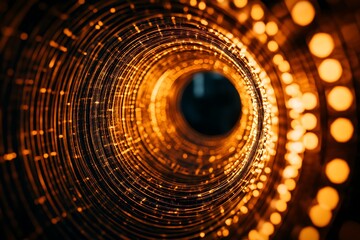 Abstract Golden Tunnel Design