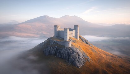 Majestic Castle for Mountaintop Dawn.