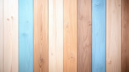Obraz premium Wooden plank design showcase modern interior background texture warm colors creative perspective aesthetic appeal