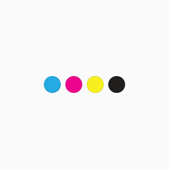 Print, ckyk color, ctp, cmyk colour chart, cmyk concept, inks fully editable vector template