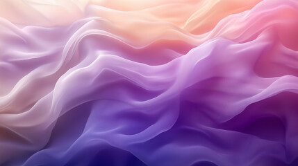 Fototapeta premium Smooth Gradient Waves in Beige, Ivory, and Lavender Tones, Fluid Motion with Subtle Texture, Creating a Serene and Calm Visual Experience