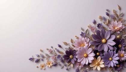 A luxurious floral arrangement featuring intricately detailed blooms in a very elegant setting