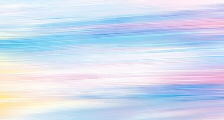 Pastel Horizontal Blurry Stripes