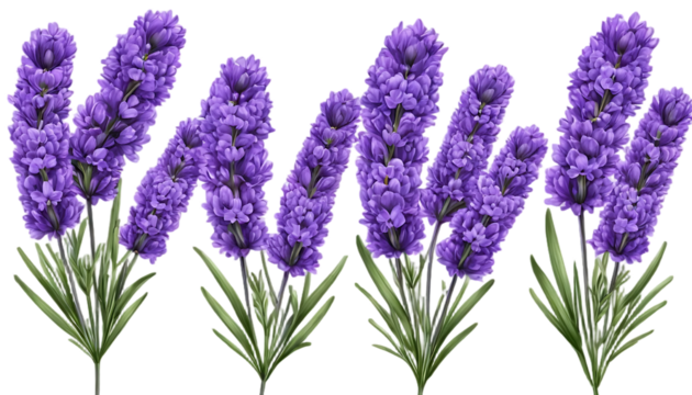 Stunning Purple Lavender Flowers: High-Resolution Image for Design