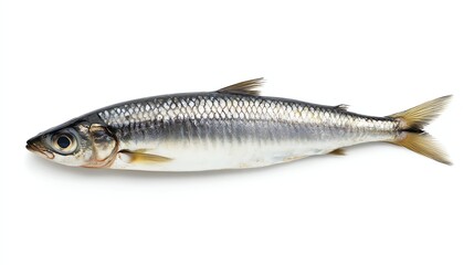 Fototapeta premium Freshwater sardine on White background