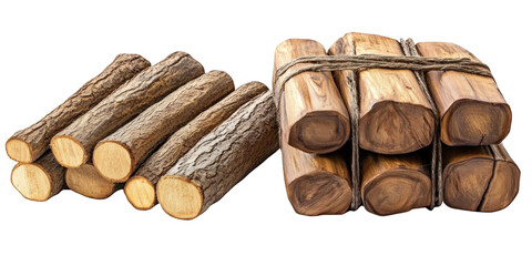 stack of wooden sticks