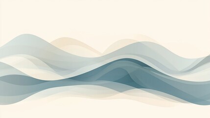 Abstract Serene Waveform Background Design