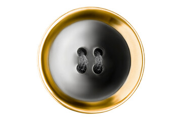 Coat button isolated