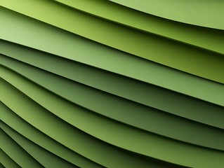 Abstract Green Gradient Layers.